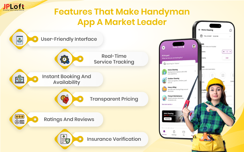Features That Make Handyman App a Market Leader